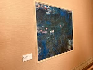 リビングケア唯の家伊勢原高森 廊下の絵画