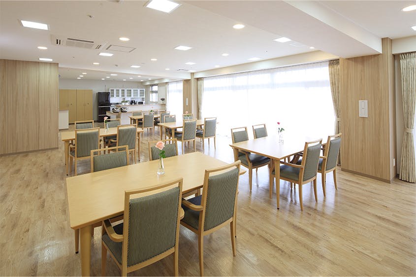 まどか南与野 3F リビングルーム兼食堂兼機能訓練室