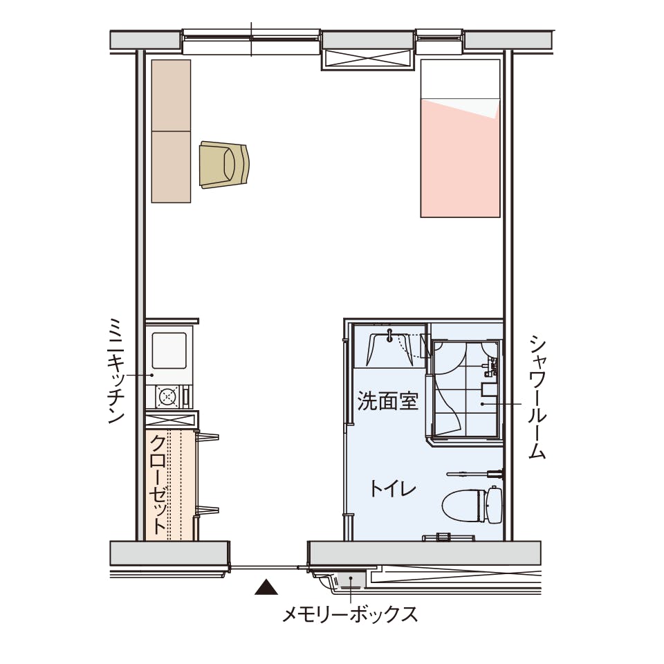 グッドタイムリビング新百合ヶ丘 間取図