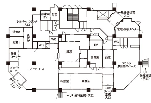 レガロ・ヴィータ京橋 間取図
