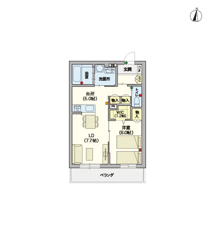 ヘーベルVillage井荻II 間取図