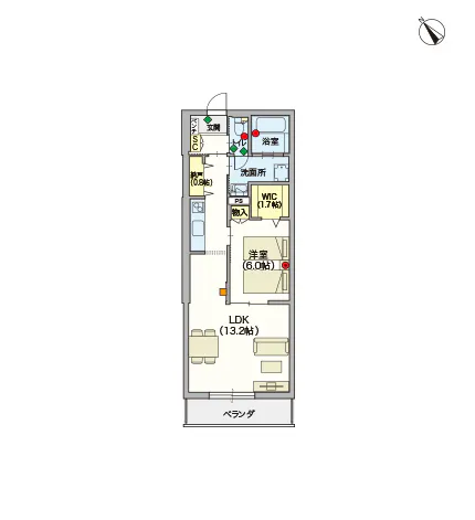 ヘーベルVillageおおたかの森 間取図