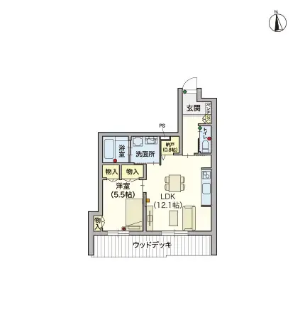 ヘーベルVillage立川昭和記念公園 間取図