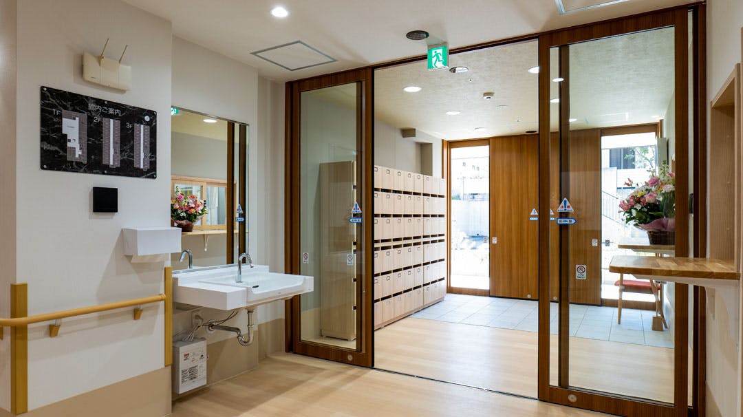 リアンレーヴ市ヶ尾弐番館 エントランスロビー