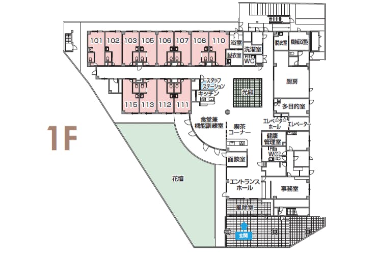 チャーム尼崎東園田 間取図