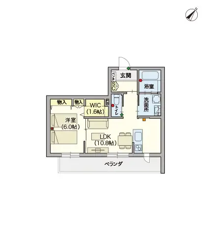 ヘーベルVillageつつじヶ丘 間取図