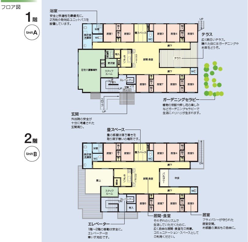 ニチイケアセンター堺緑ヶ丘 間取図