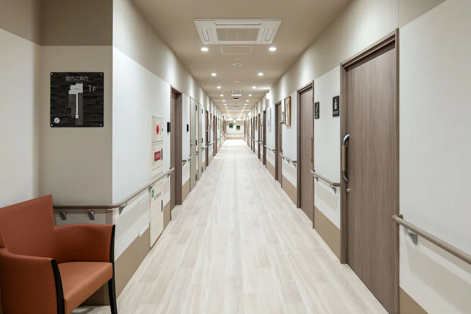 リアンレーヴ市ケ尾壱番館 廊下