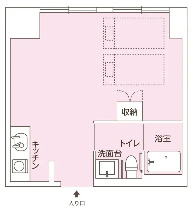 ココファン創成川イースト 間取図