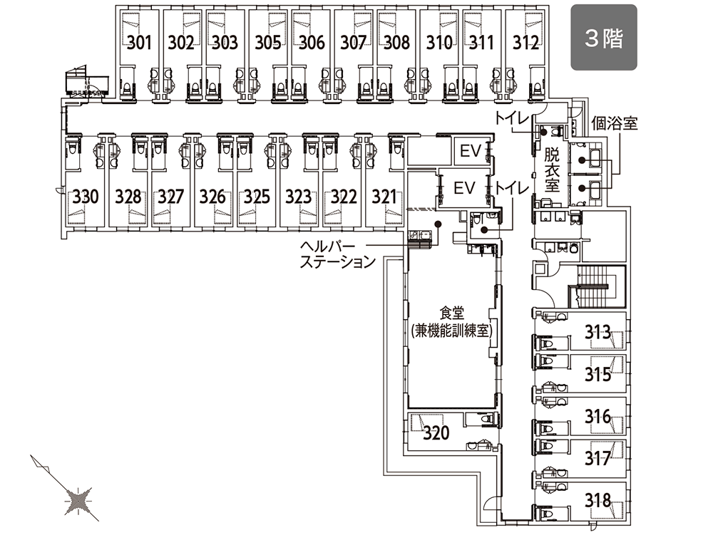 イリーゼ横浜旭 間取図
