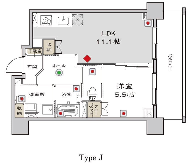 グランドマスト西ヶ原 間取図