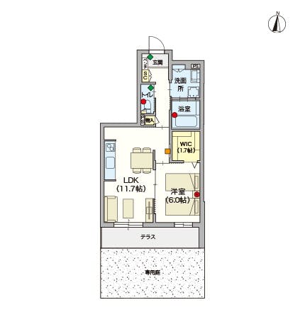 ヘーベルVillage羽田Ⅰ 間取図
