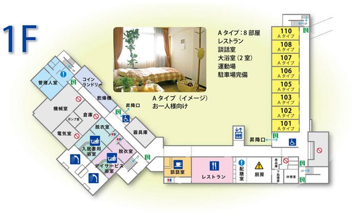 シルバービラージュ新舞子 間取図