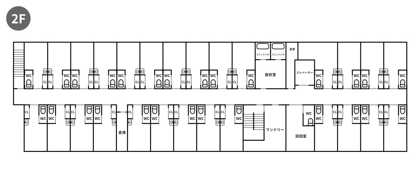 サービス付き高齢者向け住宅いちる中 間取図