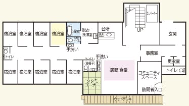 グループホームあじさい旭城前 間取図