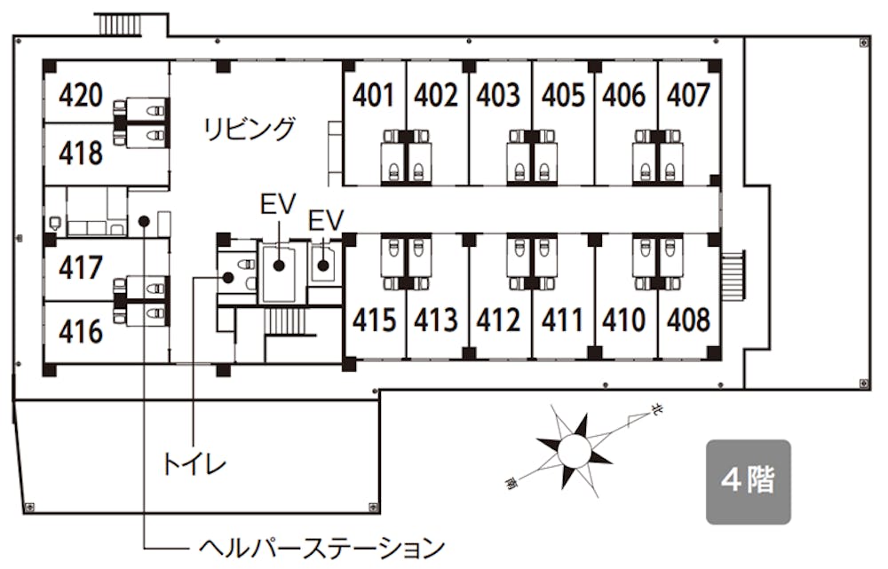 イリーゼ調布 間取図