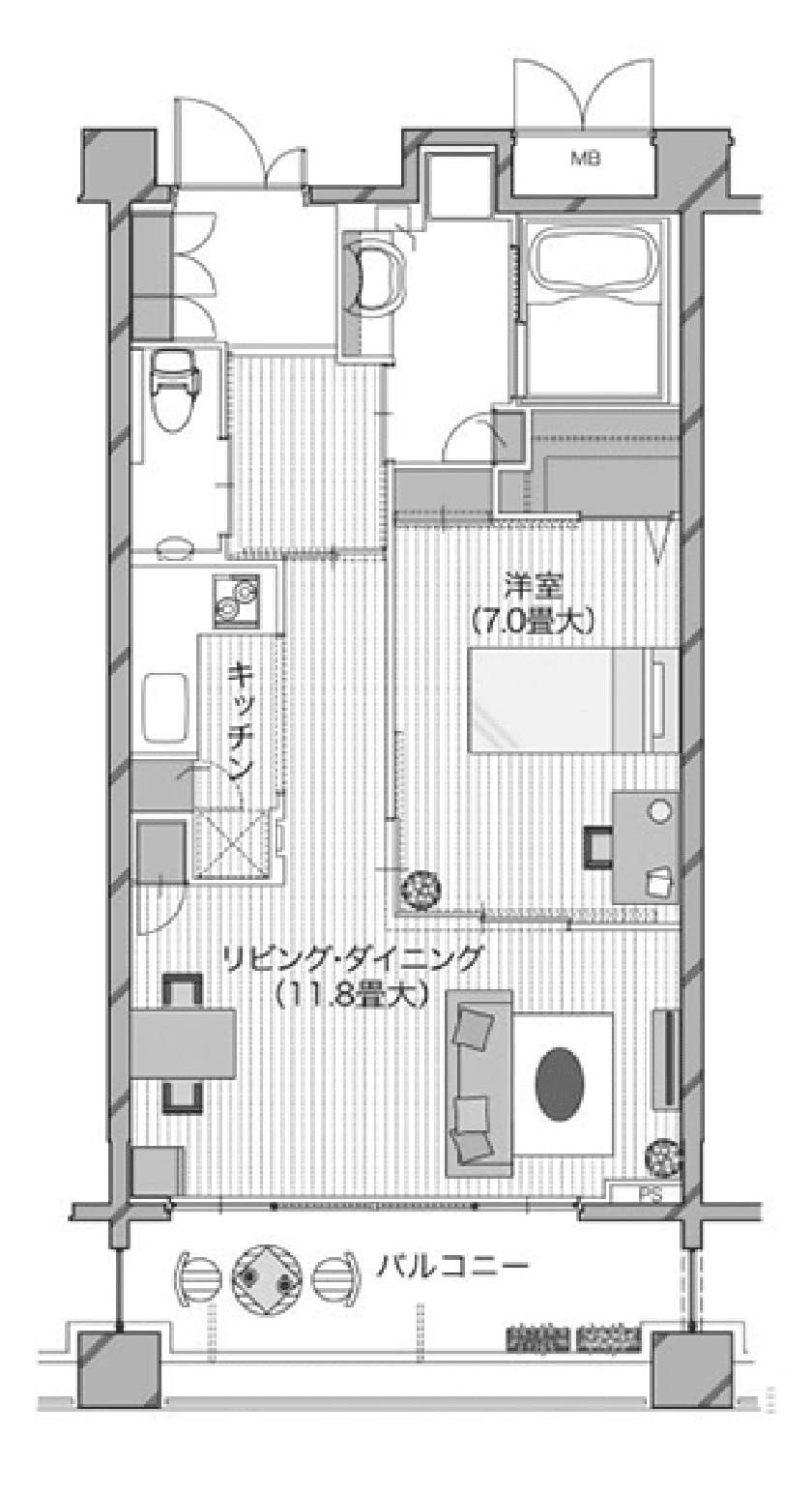 グランクレールあざみ野 間取図