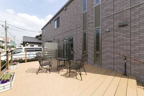 ハイムガーデン熱田 ウッドデッキ