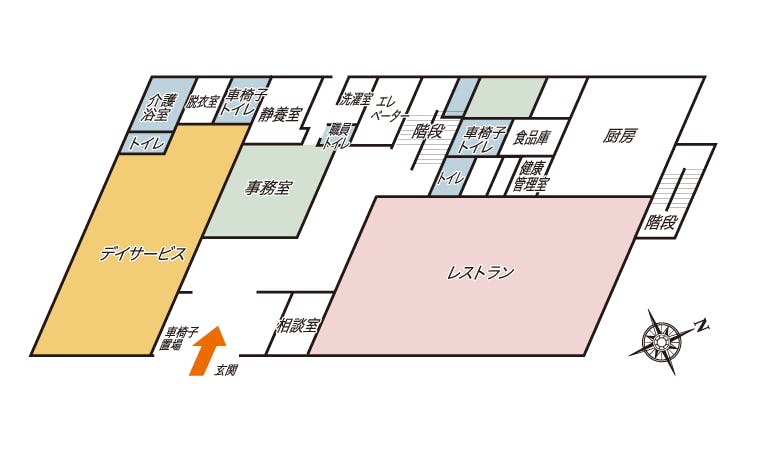 アルファリビング鹿児島上荒田 間取図