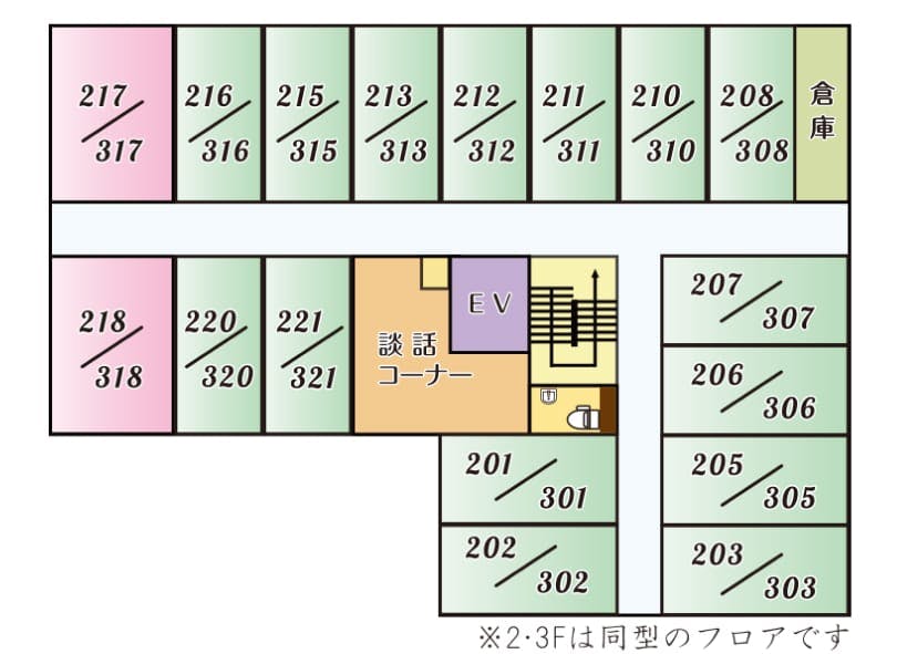 MYYケアリング牧野 間取図