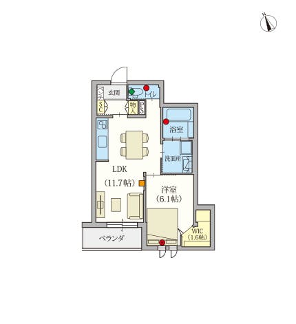 ヘーベルVillage調布富士見町 間取図