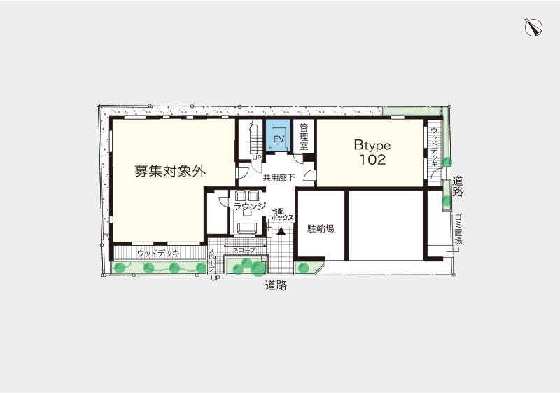 ヘーベルVillage南小岩 間取図