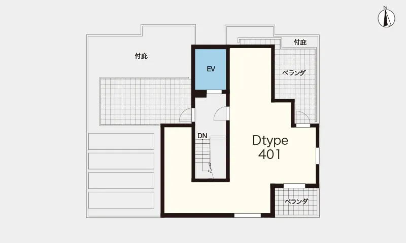ヘーベルVillage世田谷砧 間取図