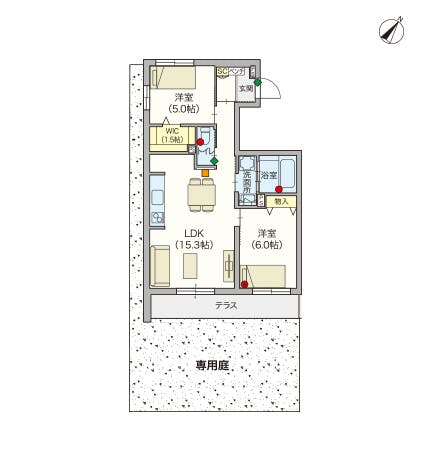 ヘーベルVillage浦和南 間取図
