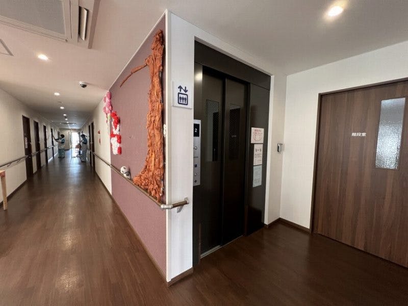 ケア・パレス東住吉苑 エレベーターホール