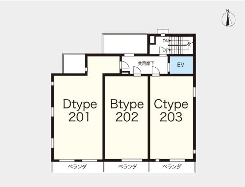 ヘーベルVillage江古田の森 間取図