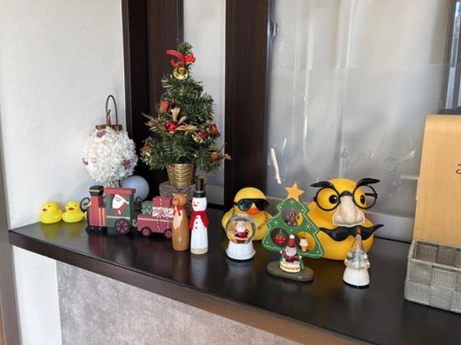 ハピネスなつめの里 玄関の飾り