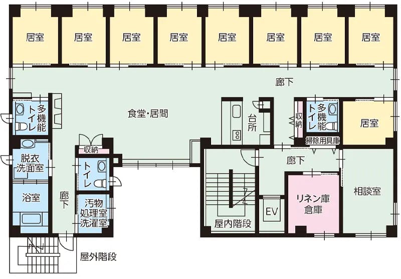 グループホームエクセレント熱田 間取図