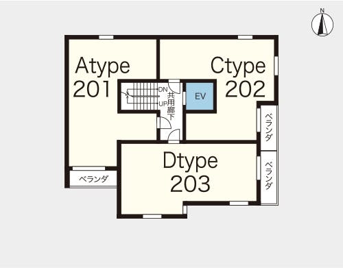 ヘーベルVillage要町 間取図