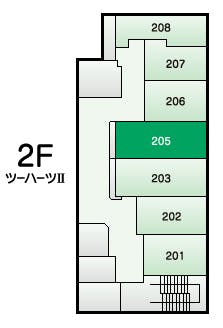 ツーハーツⅡ 間取図