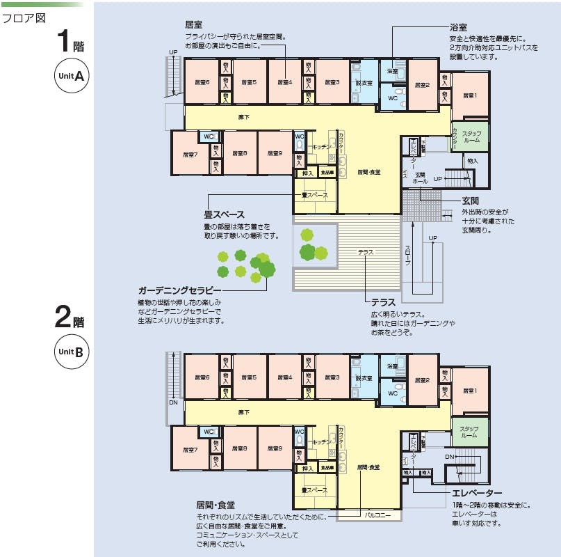 ニチイケアセンター野中 間取図
