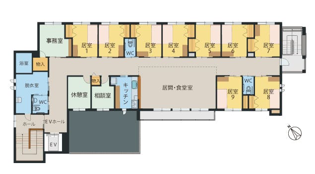 ツクイ新潟関屋 間取図