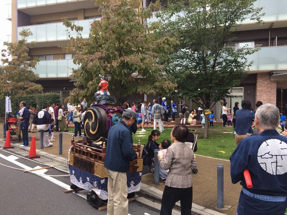 マストライフ古河庭園 お祭り