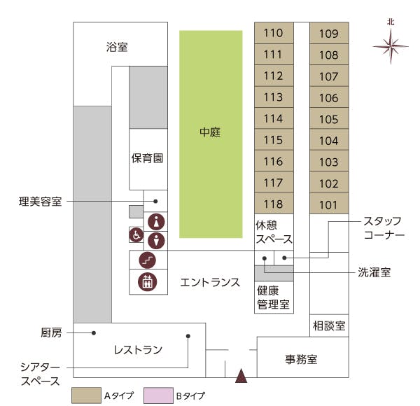 ツクイ・サンシャイン杉並 間取図
