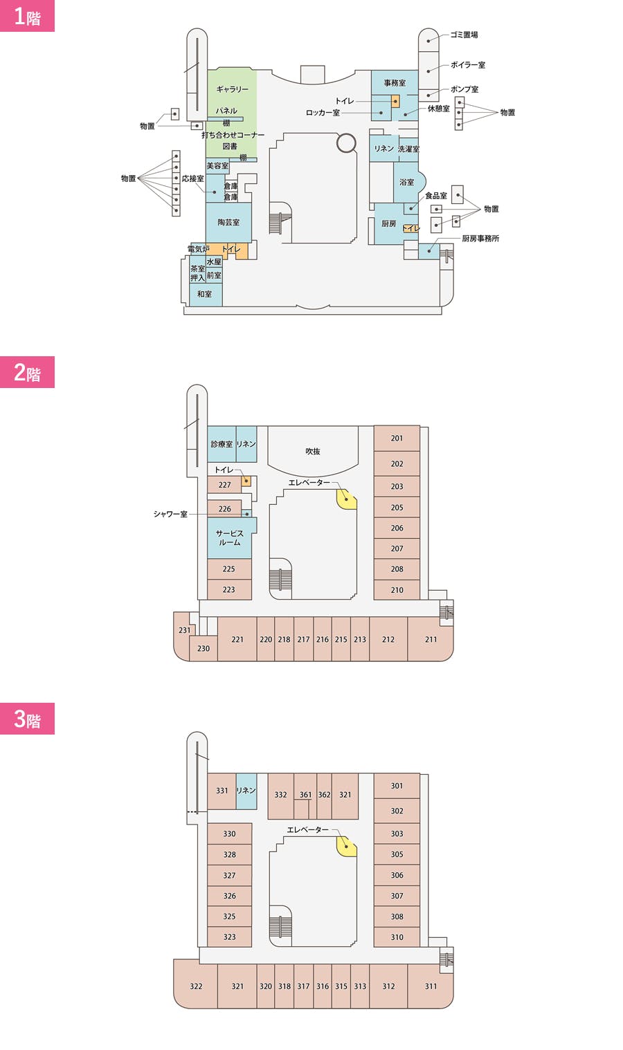 シルバーシティ石神井南館 間取図
