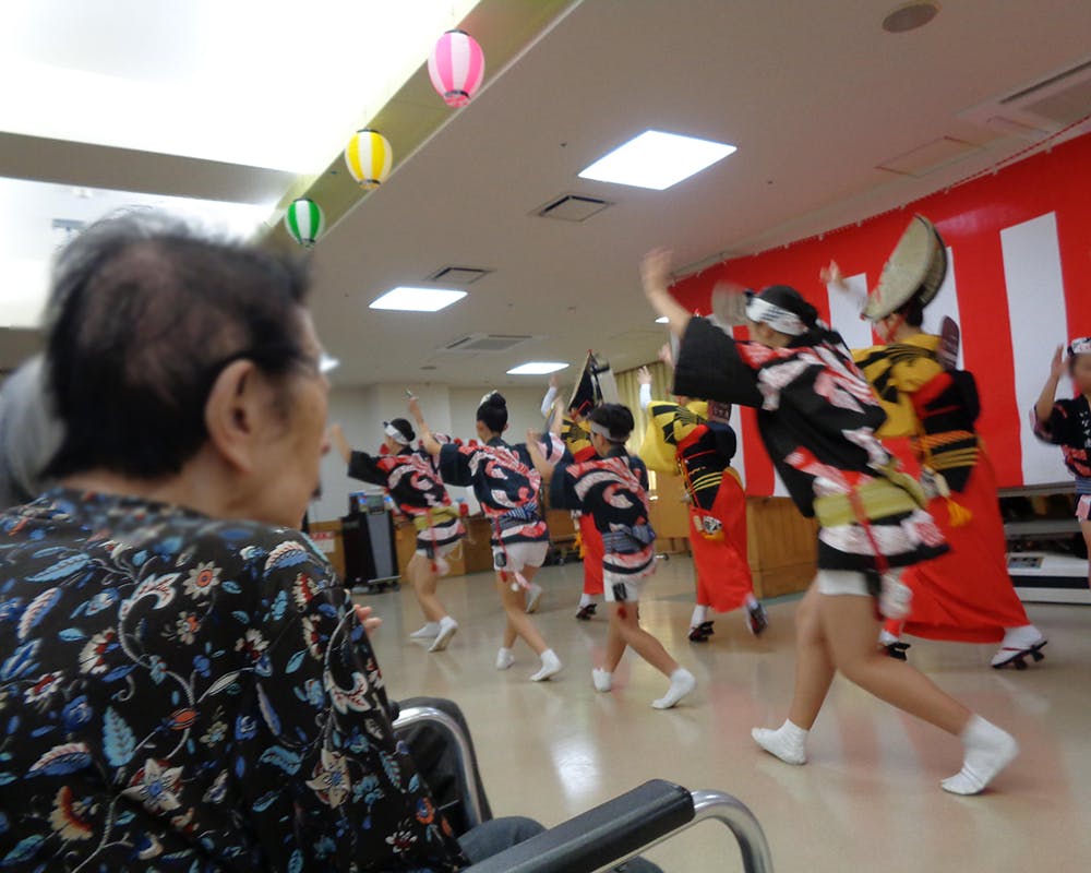 草加明生苑 地域交流