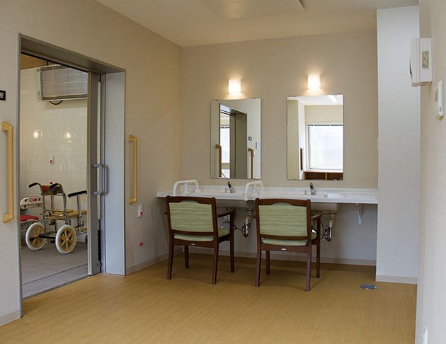 リアンレーヴ伊勢原 脱衣所