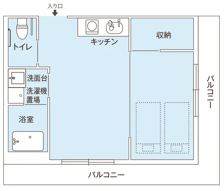 ココファン名古屋徳重 間取図