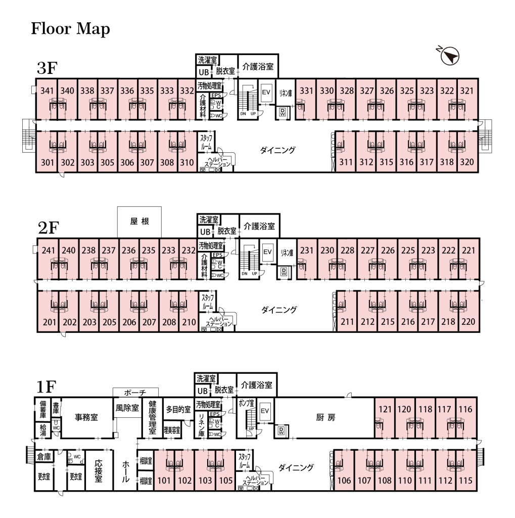 ヒューマンサポート柏の葉 間取図