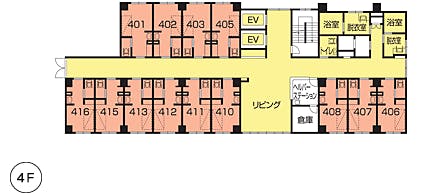 ニチイホーム 中馬込 間取図