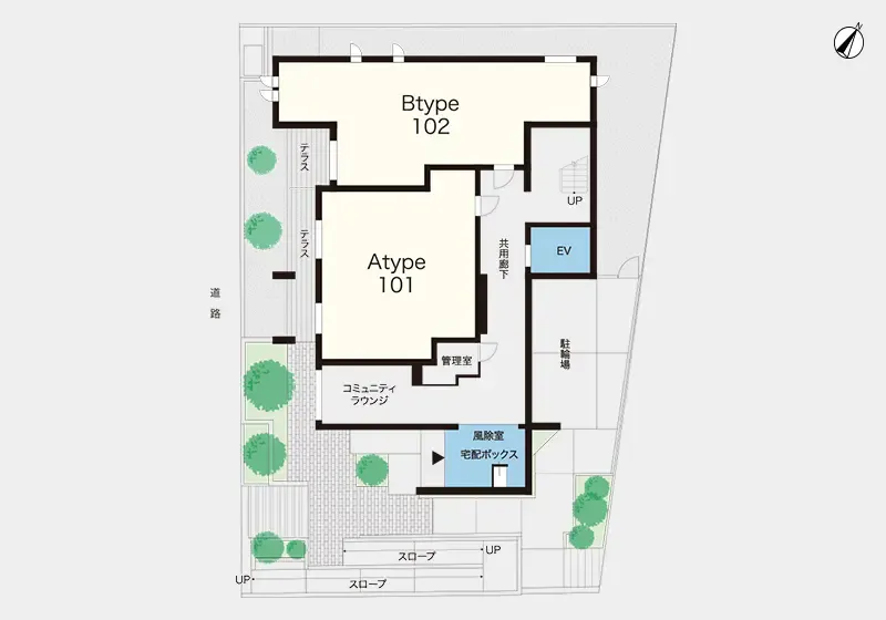 ヘーベルVillage市ヶ尾 間取図
