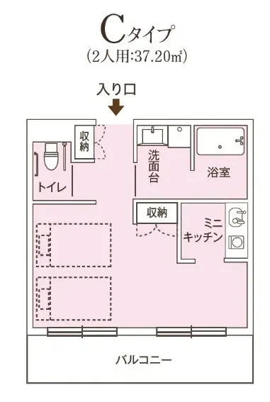ココファン西新井 間取図