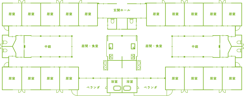 めぐらす小川 間取図