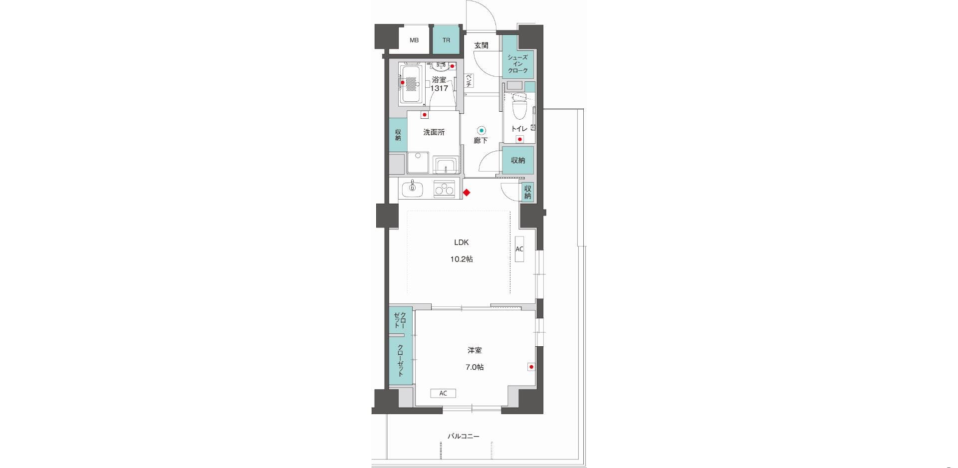 グランドマスト西宮苦楽園 間取図