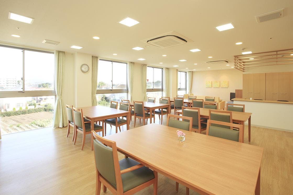 まどか東伏見 1F リビングルーム兼食堂兼機能訓練室