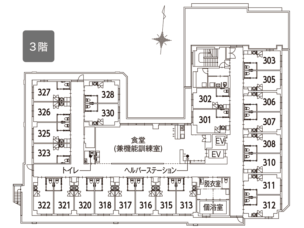イリーゼ練馬光が丘 間取図